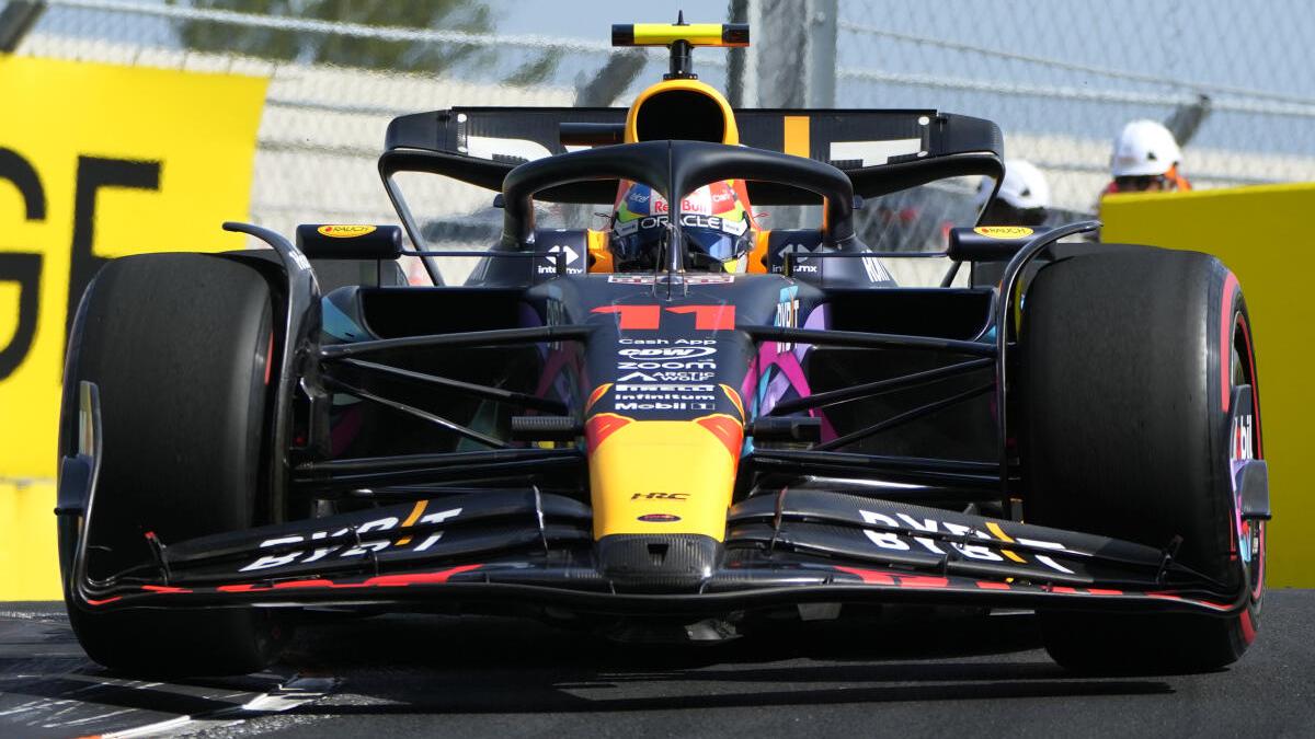 Perez wins pole in Miami, continues chasing Verstappen