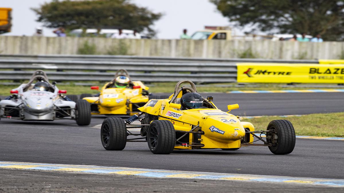 JK Tyre FMSCI National Racing Championship: Sohil Shah wins Premier FLGB4 opening race