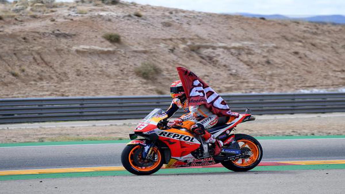 Marc Marquez extends Moto GP dominance with win at Aragon