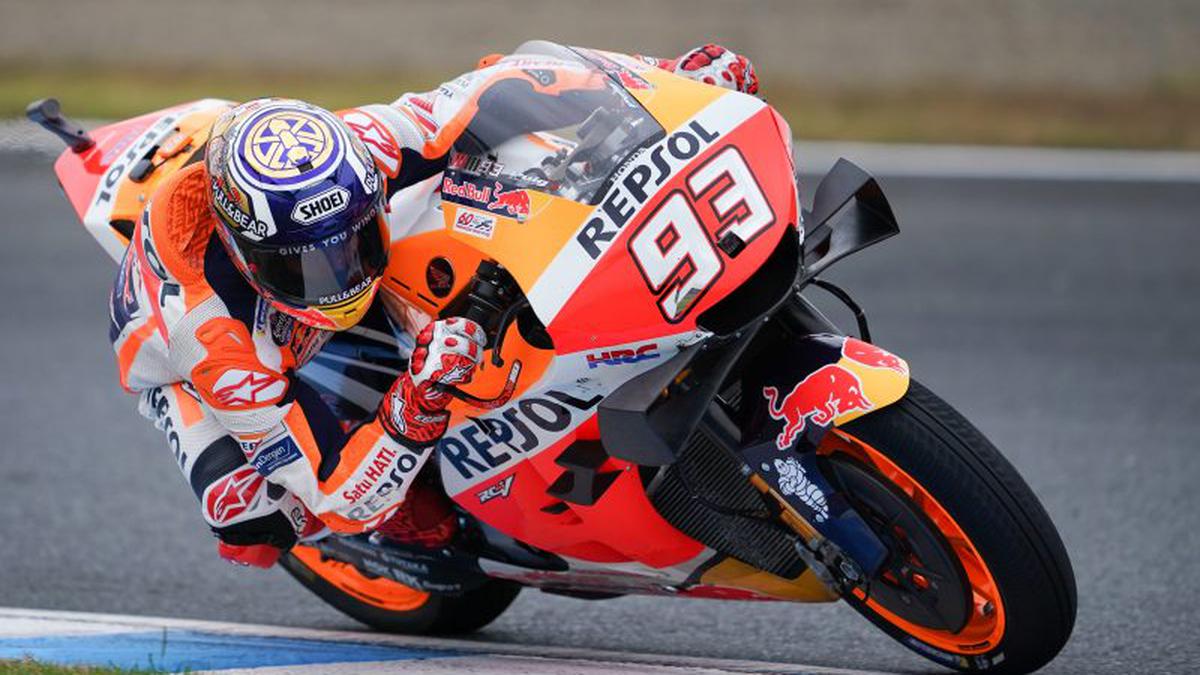 Marc Marquez makes MotoGP history with pole in Japan