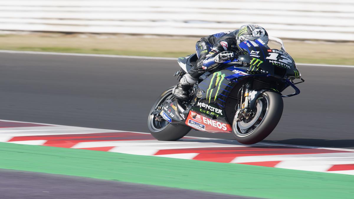 Vinales wins Emilia Romagna Grand Prix as Bagnaia crashes