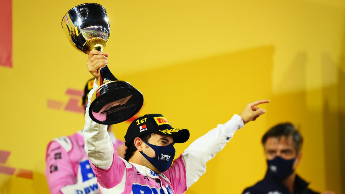 F1: Sergio Perez claims first race win in chaotic Sakhir Grand Prix