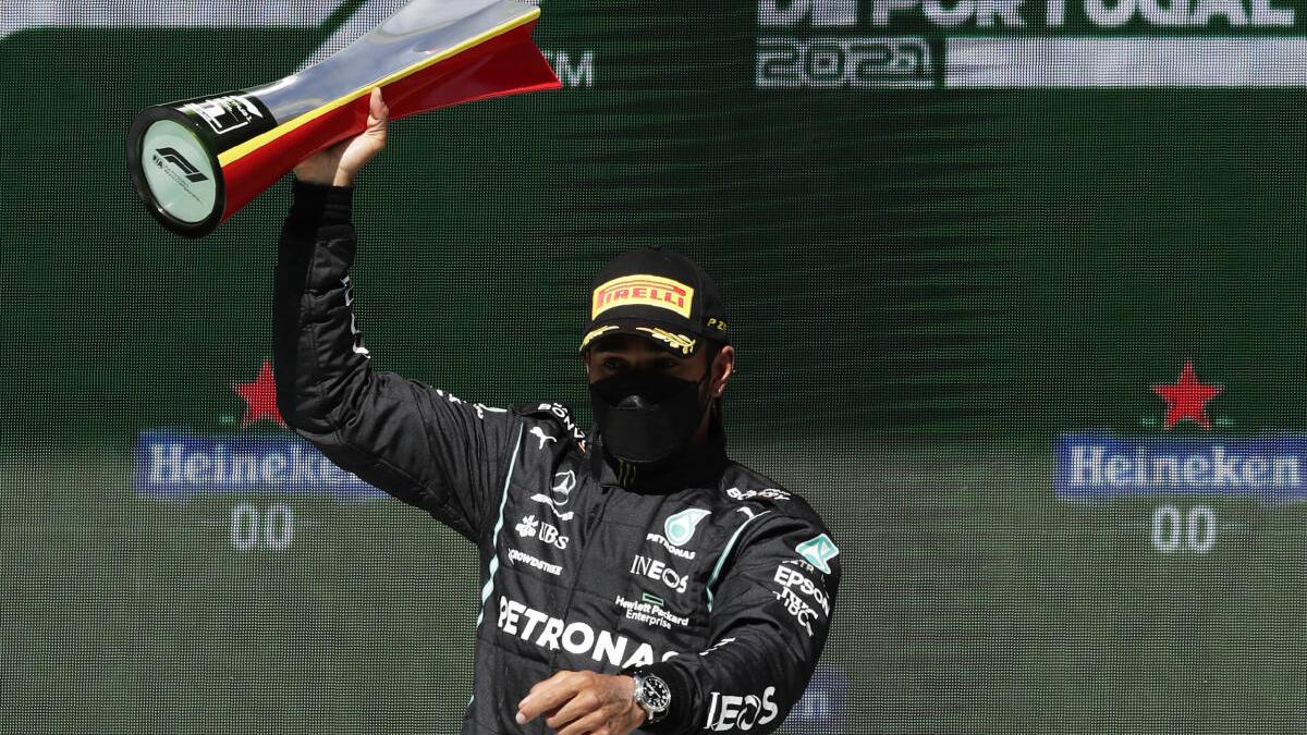 Hamilton wins in Portugal to stretch F1 lead