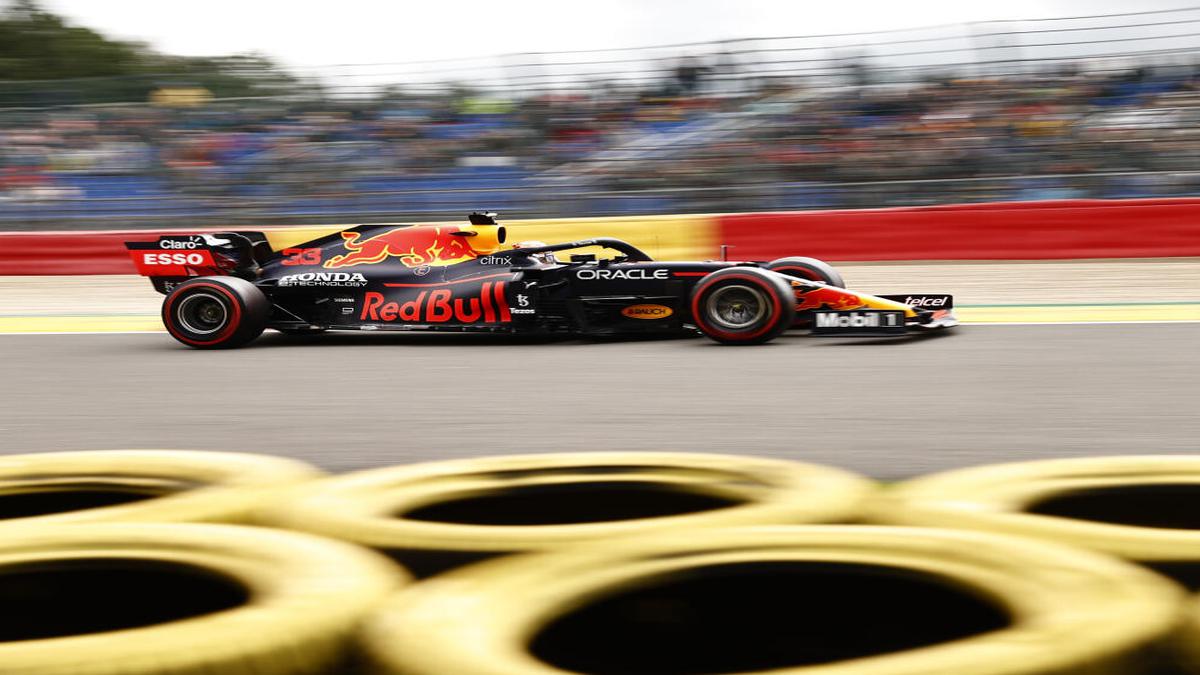 Verstappen spins but sets the pace in practice for Belgian GP