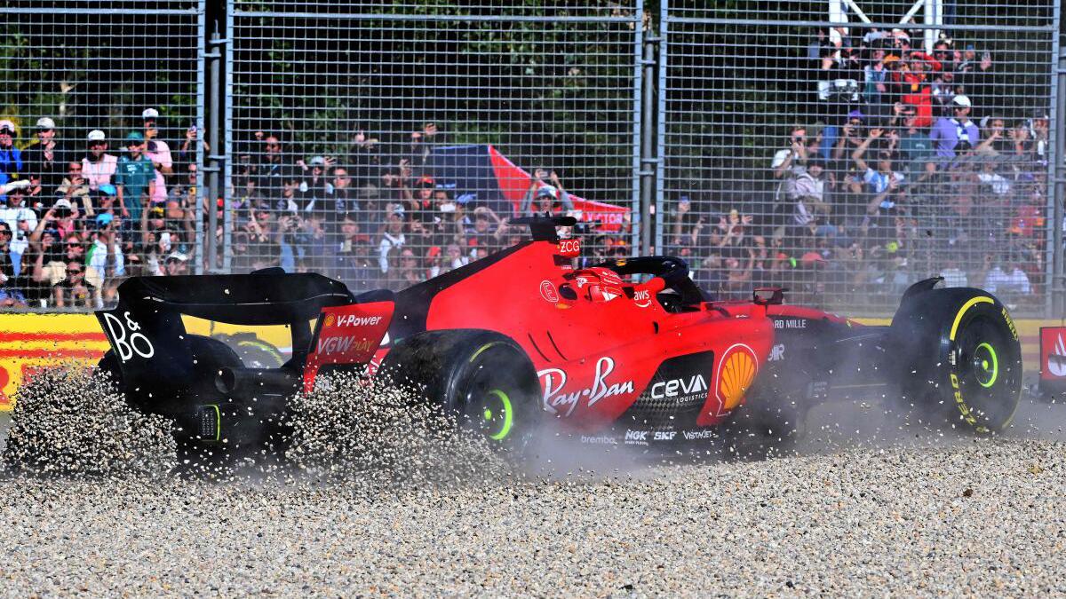 Leclerc crashes out of Australia Grand Prix on first corner, Sainz penalty cap off dismal weekend for Ferrari