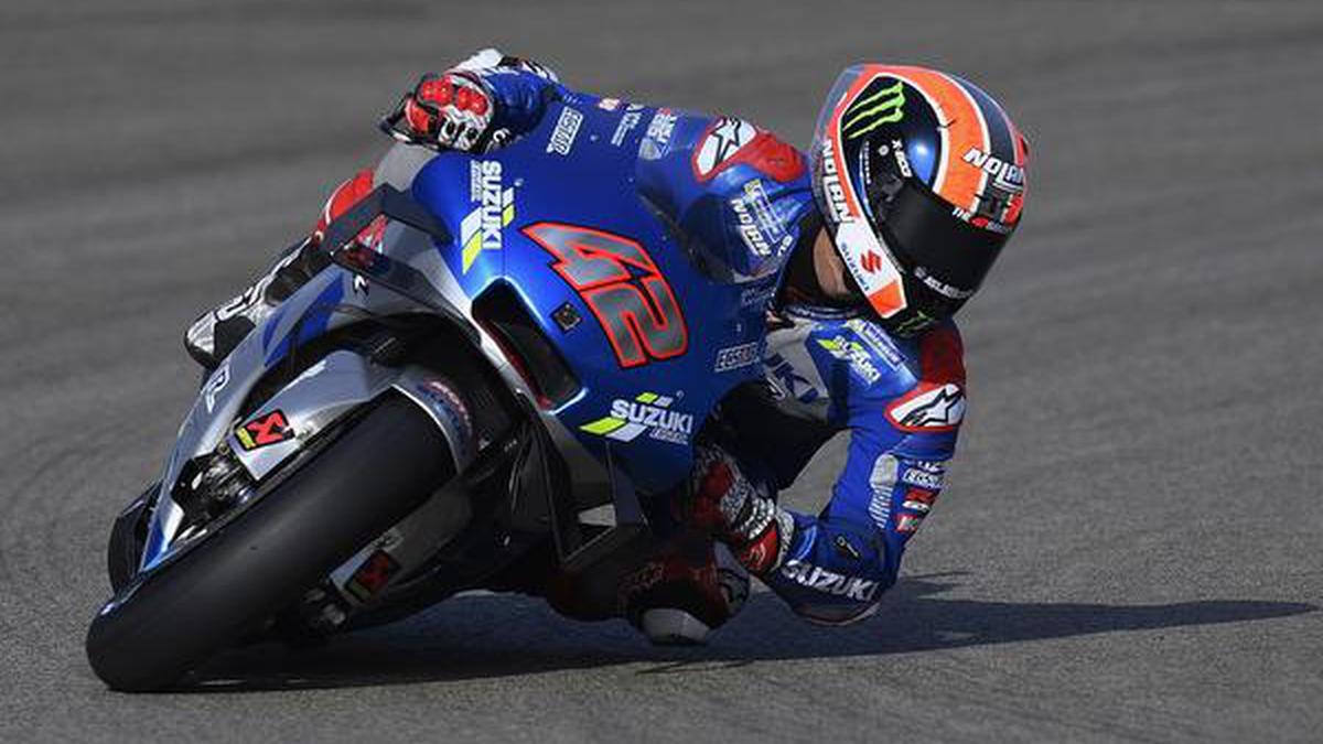 Alex Rins out of Spanish MotoGP after crash in qualifying