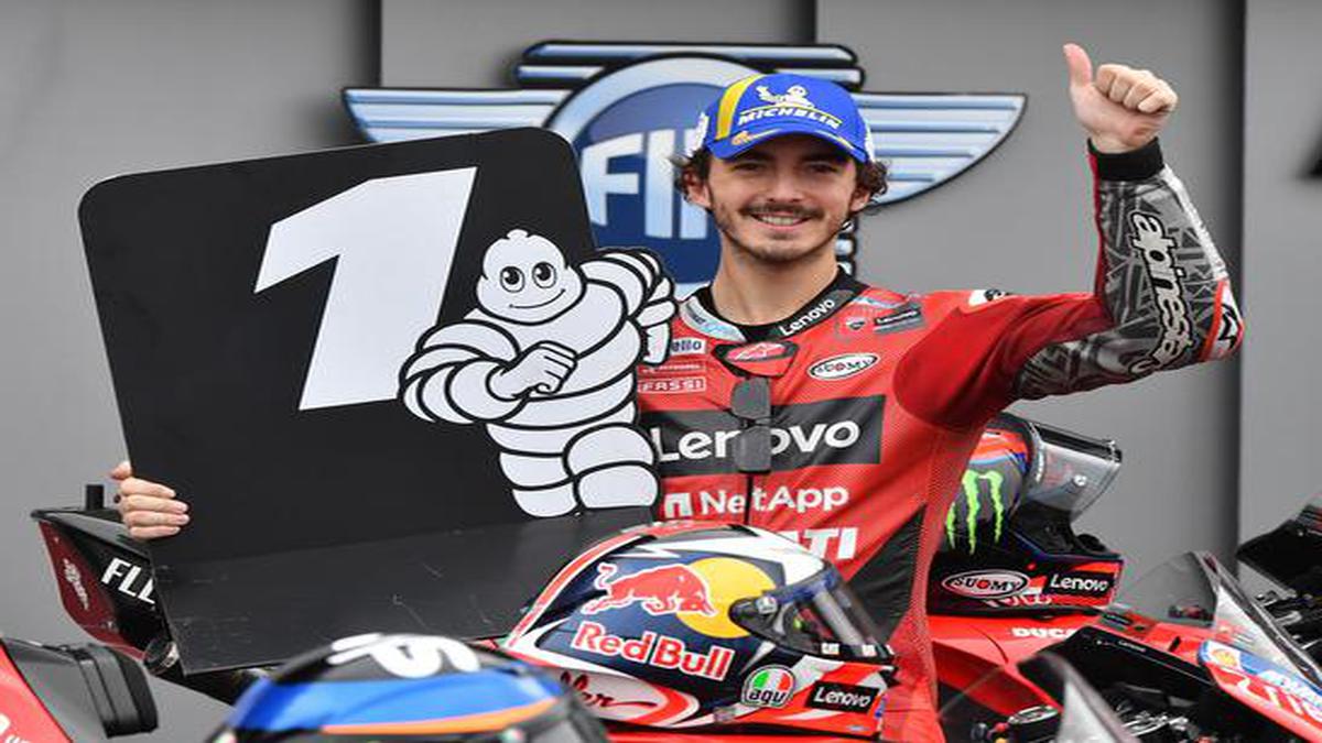 Moto GP: Bagnaia claims pole for Emilia Romagna GP