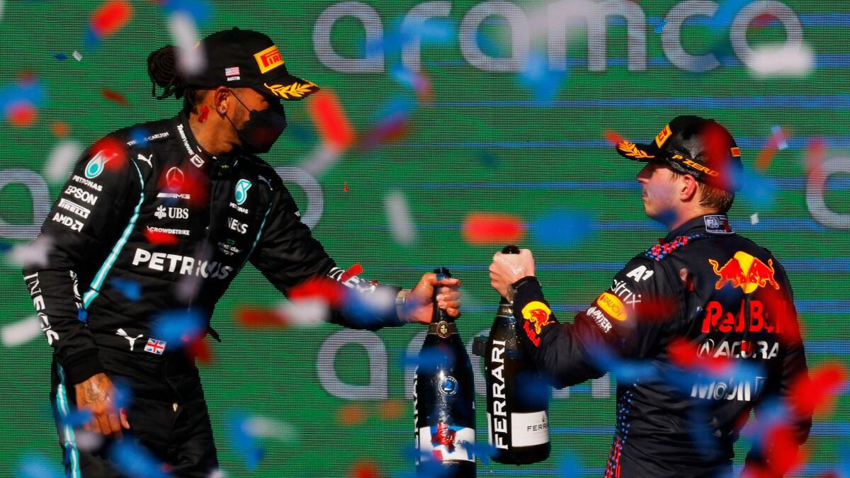 Hamilton and Verstappen rivalry heats up as one of the best in years