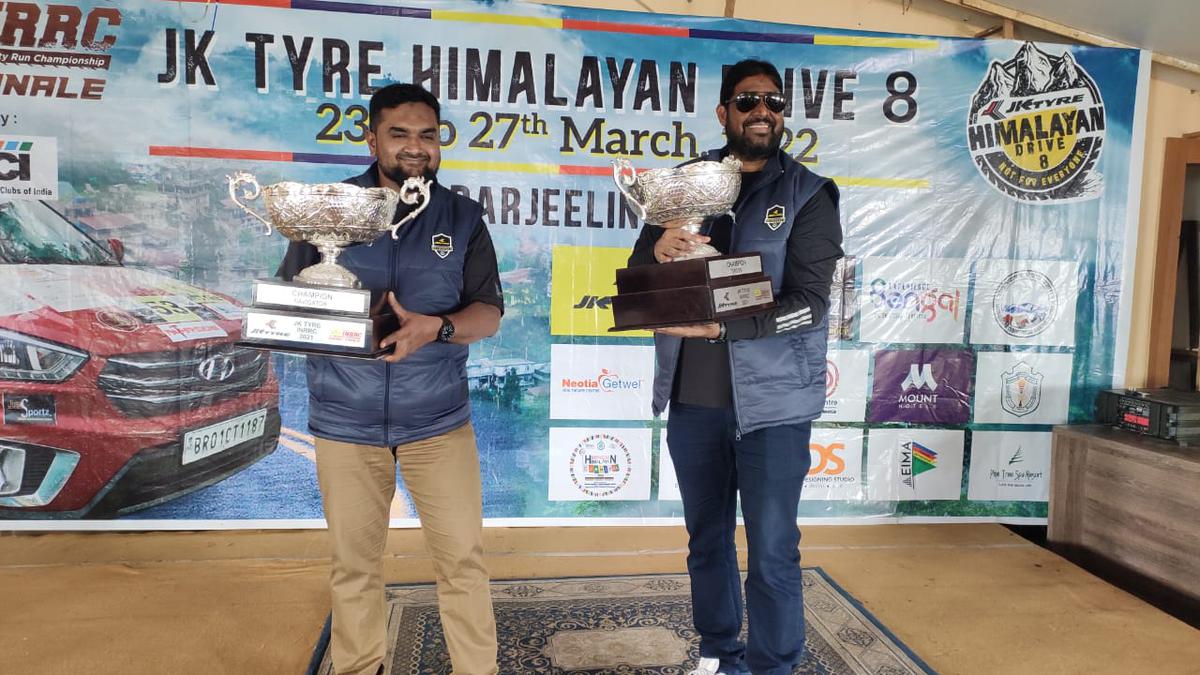 SK Ajgar Ali and MD Musthafa win INRRC 2021 championship