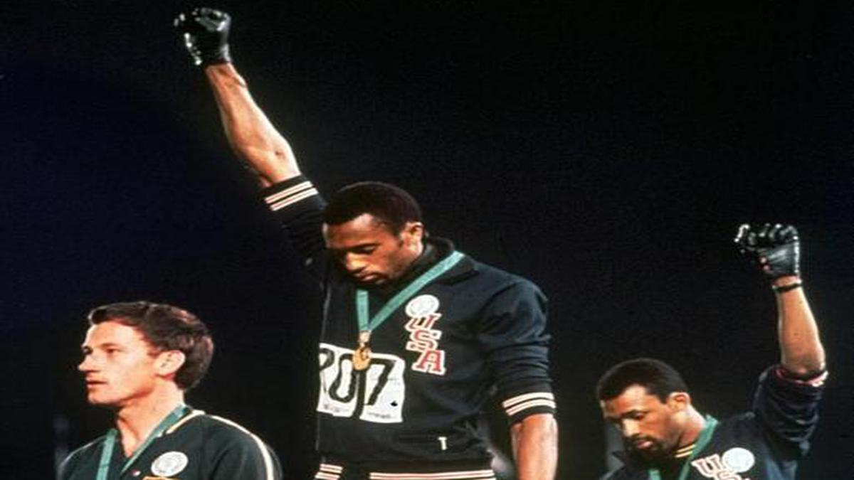 Tokyo 2020 Olympic History Revisited Black Power Salute And Its   Black Power Salute 1968 Olympics   APjpg