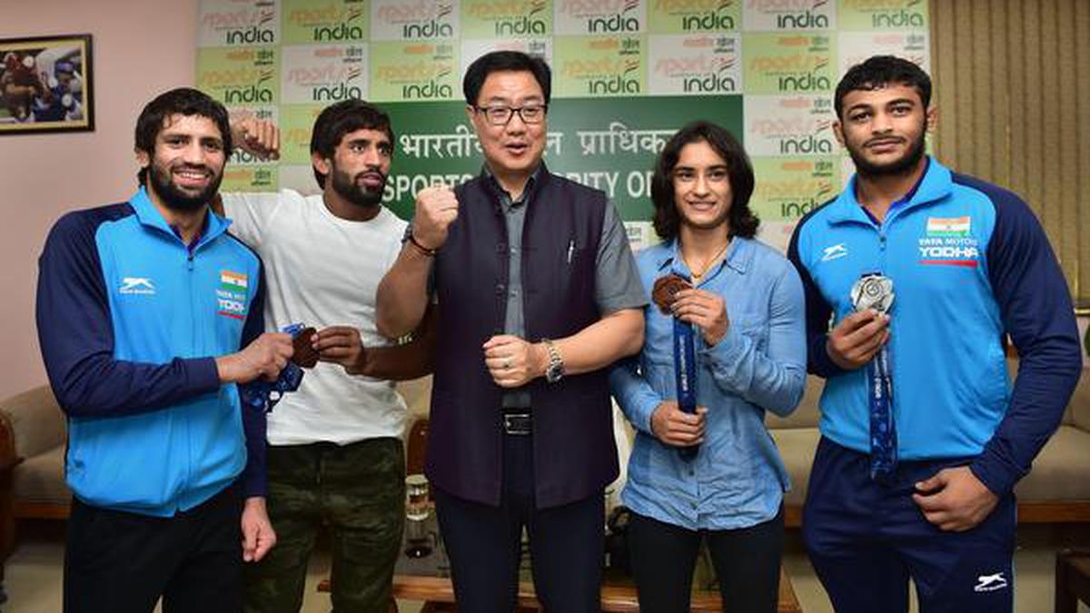 Don’t lose spirit, keep focussing on training: Rijiju to athletes