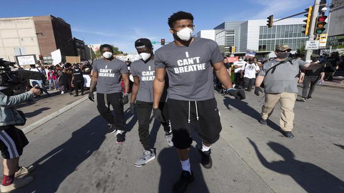 North American stars march to protest racial injustice