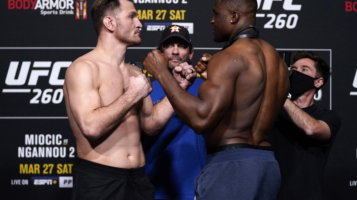 UFC 260: Stipe Miocic vs Francis Ngannou 2 - live streaming India, UFC Fight Night timing in IST