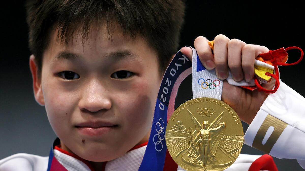 Tokyo 2020 Olympics: China's Quan Hongchan wins gold in the women's diving 10 metre platform