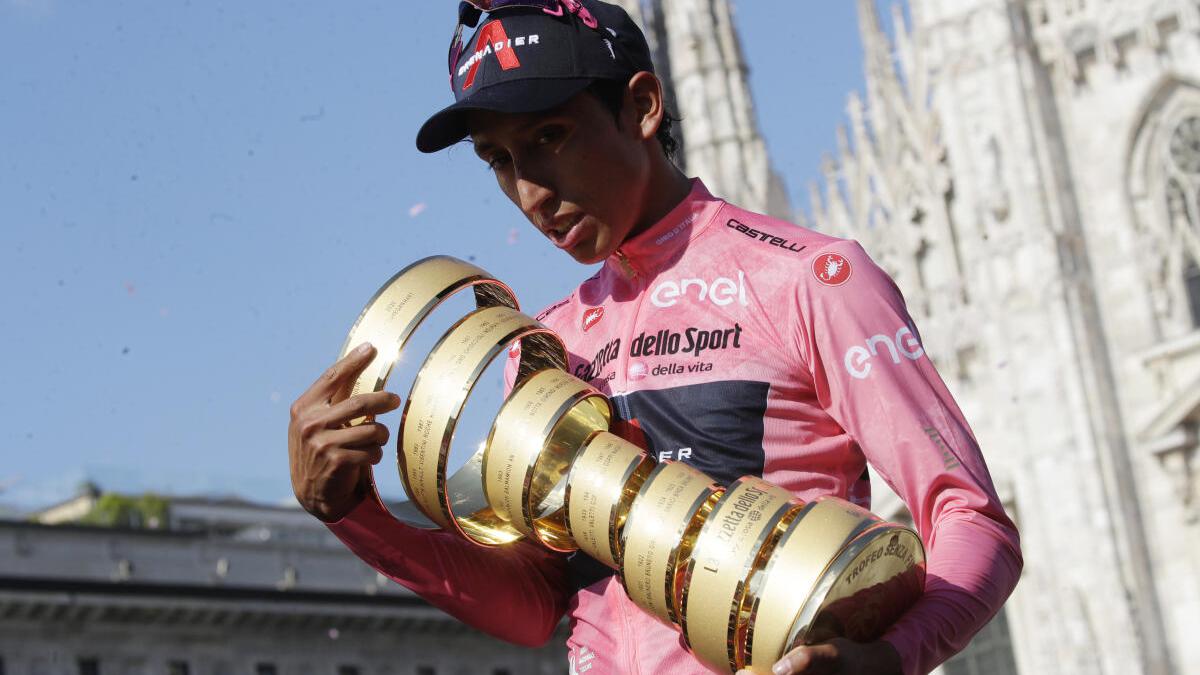 Egan Bernal adds Giro d’Italia title to Tour de France win