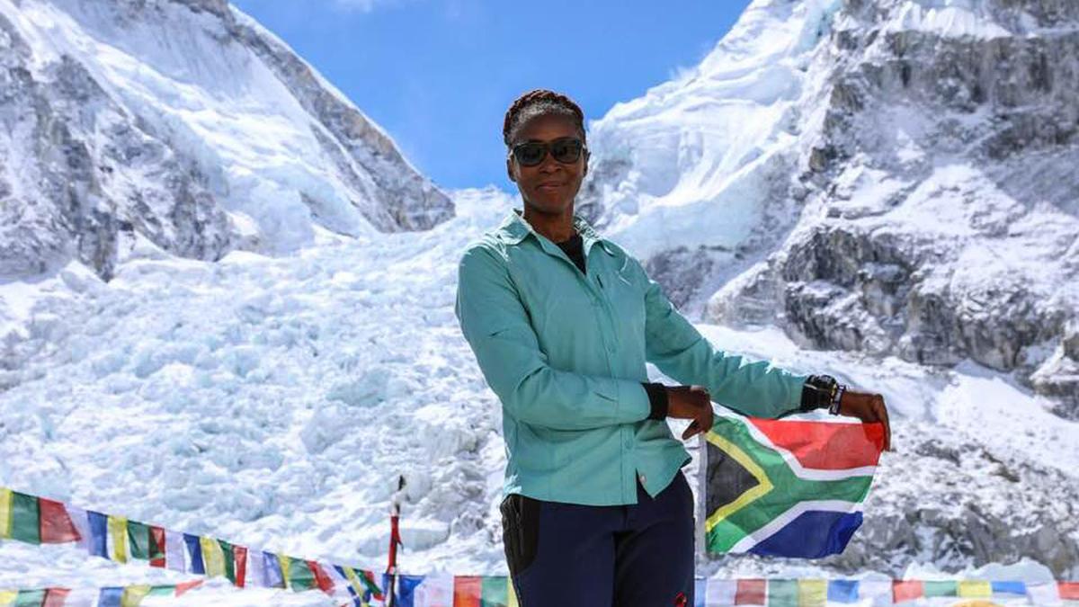 South African woman makes landmark Everest summit