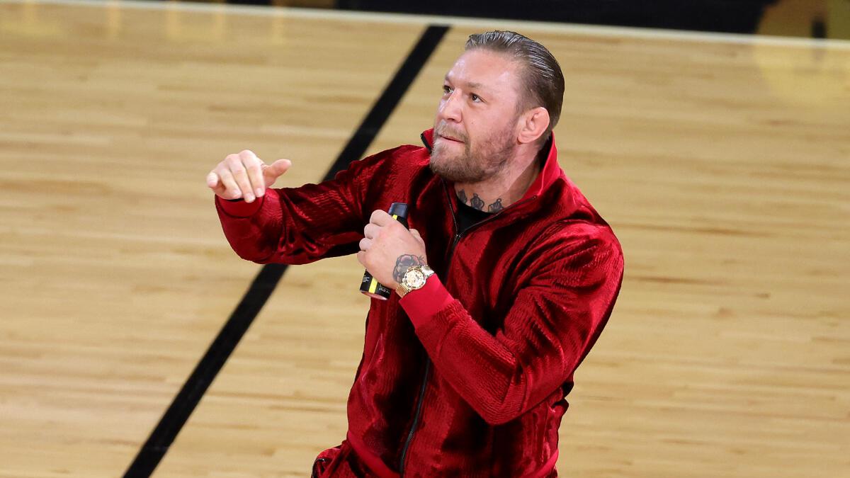 Conor McGregor is accused of sexually assaulting a woman at NBA Finals