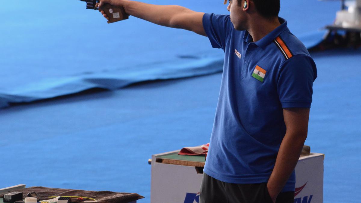 ISSF World Cup: India’s Vijayveer Sidhu wins silver in 25m rapid fire