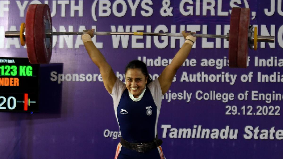 National Weightlifting Championships: Harjinder Kaur makes new record, bags gold