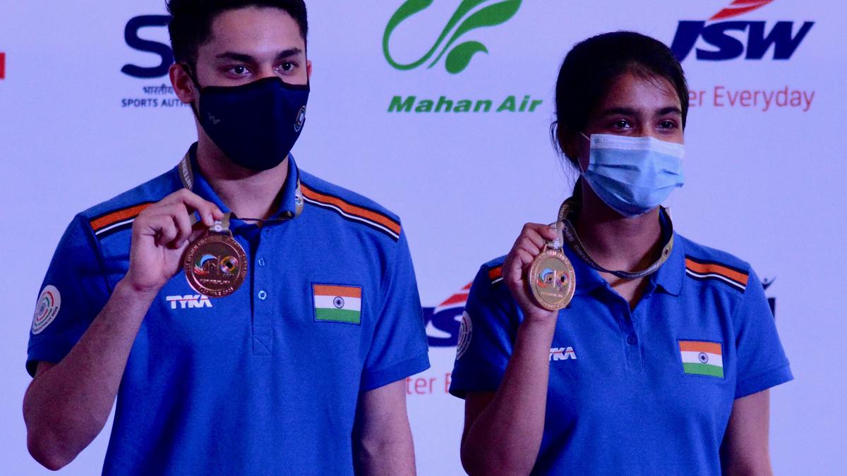 ISSF World Cup: India's Vijayveer Sidhu, Tejaswini clinch gold in 25m rapid fire