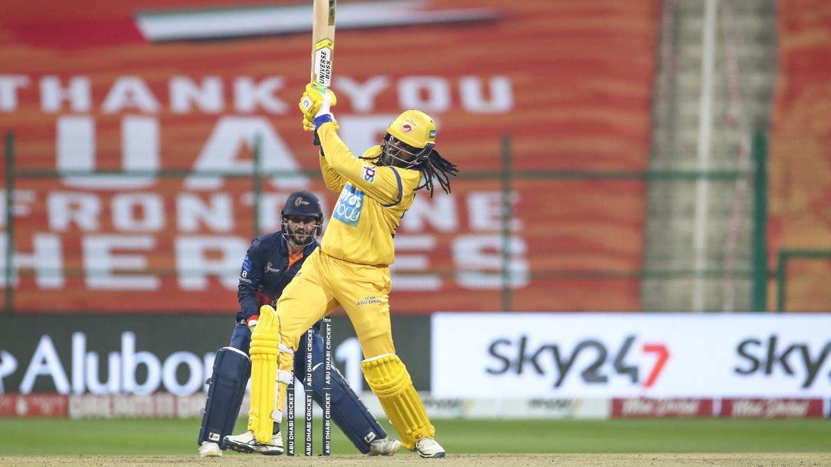 Abu Dhabi T10 League: Chris Gayle shines with 22-ball 84