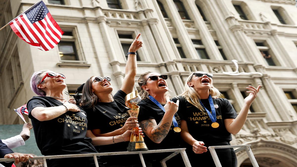 USWNT parade: Women's World Cup champions celebrate fourth title in New York City