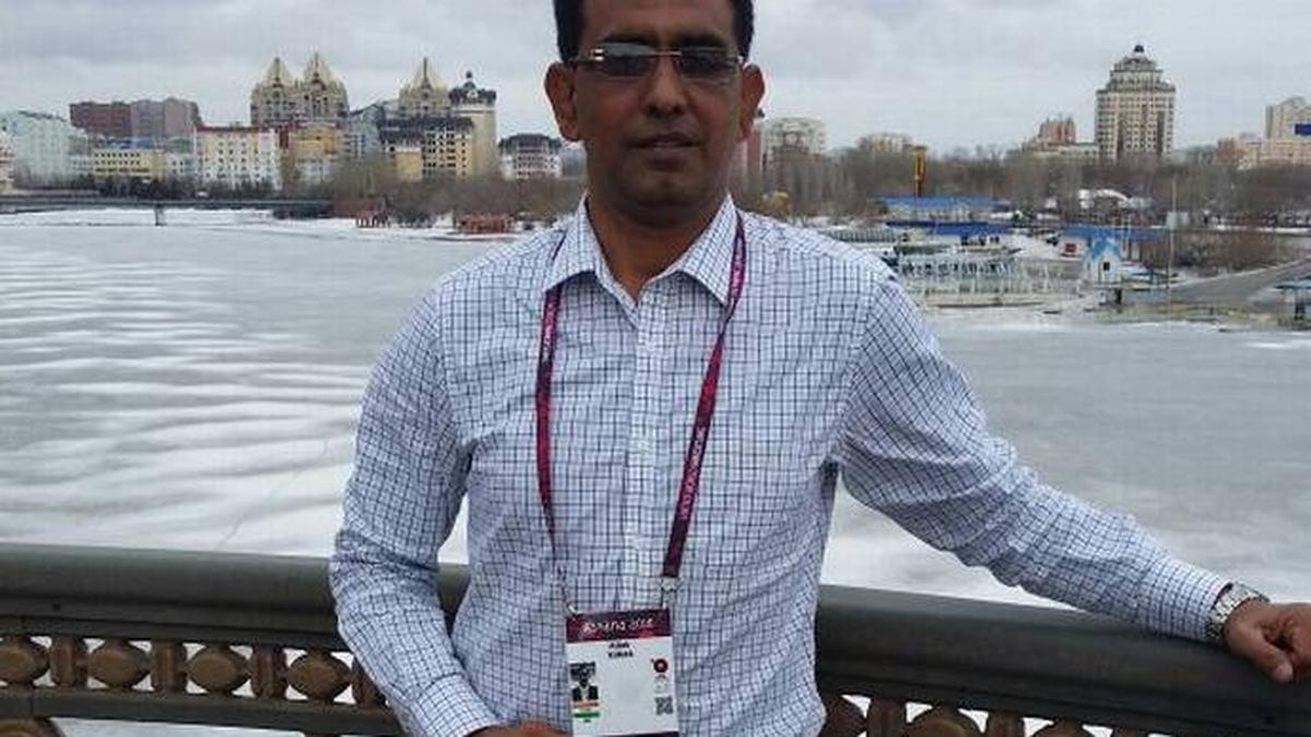 Ashok Kumar, the only Indian referee to officiate in wrestling in Tokyo