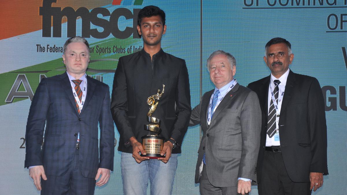 Raghul Rangasamy wins FMSCI's Upcoming Motorsports Person of the Year award