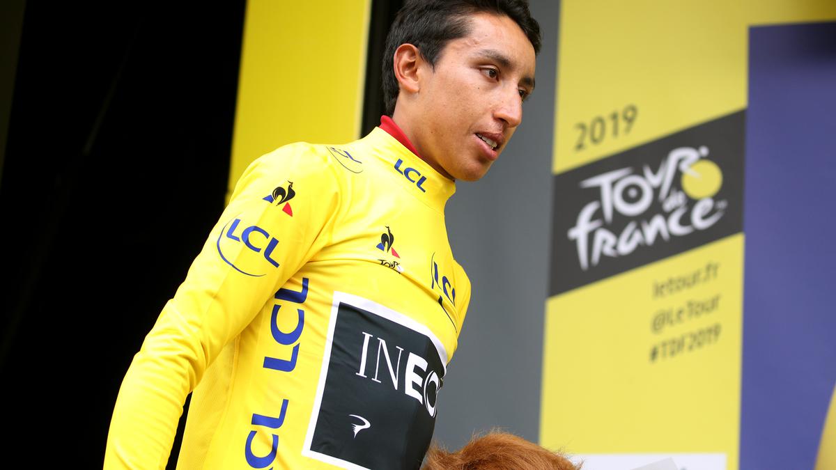 Tour de France 2019: Egan Bernal takes yellow jersey in rain-shortened stage 19