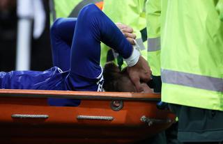 Son's respectful celebration, On Sunday, Heung-min Son left the field in  tears after seriously injuring Everton's Andre Gomes. When Son scored  today, his celebration was respectful 🙏, By Bleacher Report