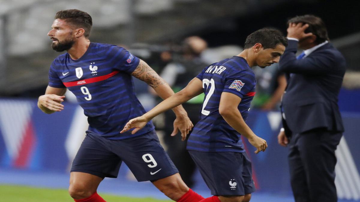 Deschamps hails Giroud's mental strength ahead of 100th France cap