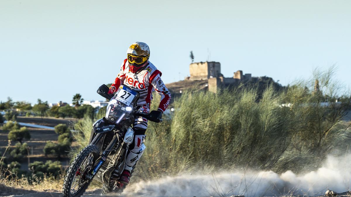 Hero MotoSports show promise in Stage 1 of Andalucia Rally