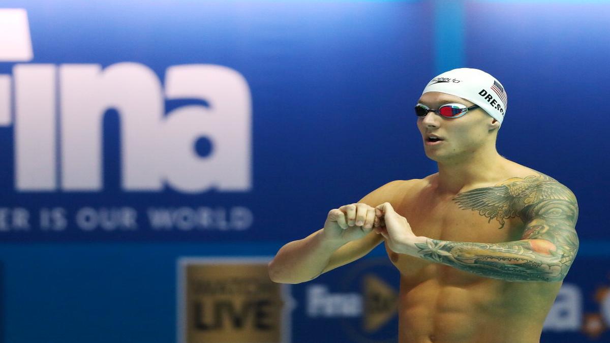 Caeleb Dressel sets two short course world records Sportstar
