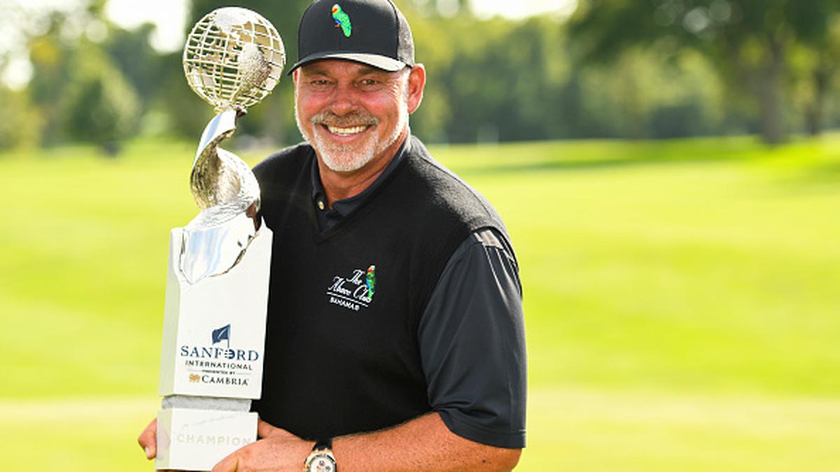 Darren Clarke wins Sanford International via three-man playoff