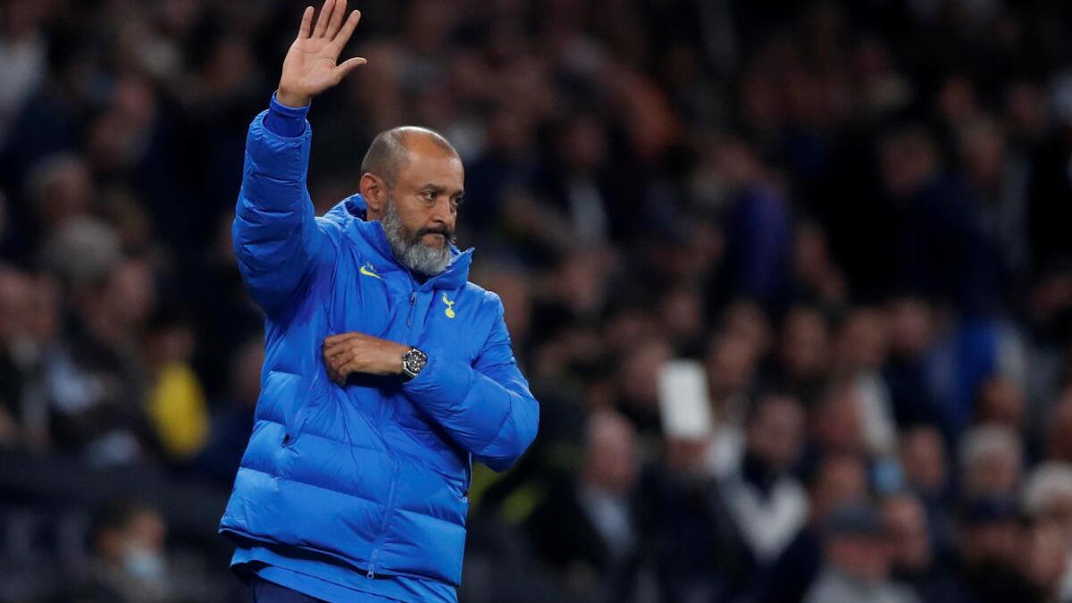 Tottenham sacks manager Nuno Espirito Santo