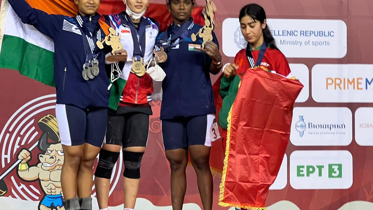 Gyaneshwari, Rithika clinch medals at World Junior weightlifting