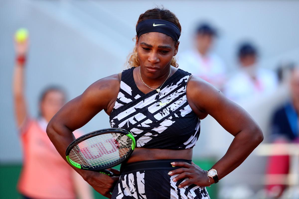 French Open highlights Serena Osaka crash out Halep through