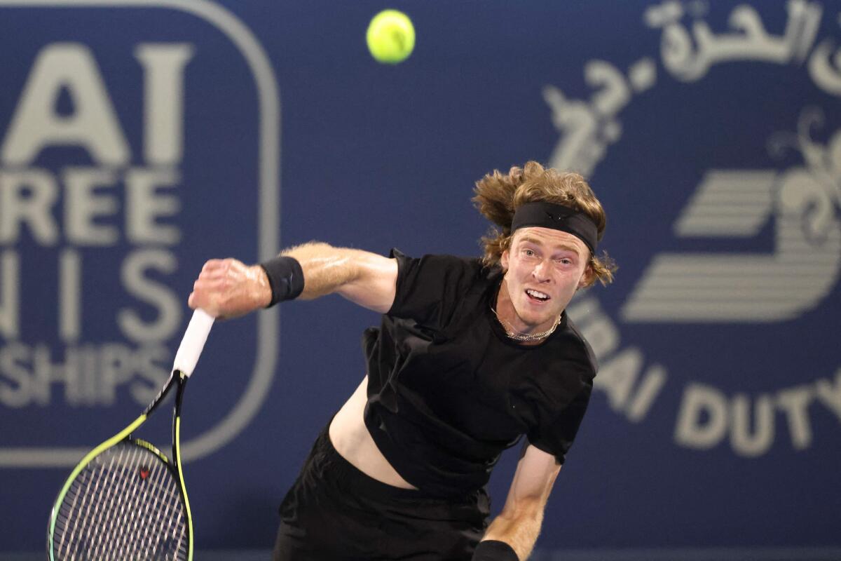 Rublev beats Zverev for 1st time, advances to Dubai final