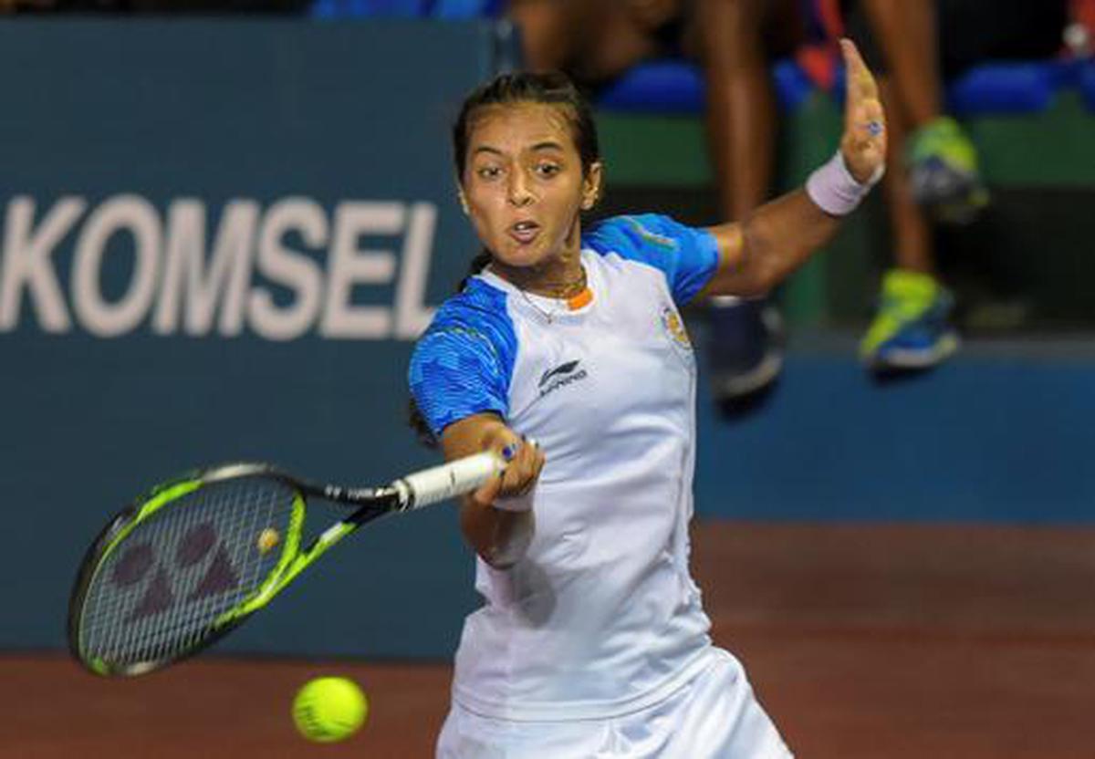 ITF tennis Ankita Raina in doubles final