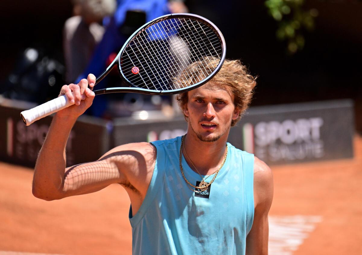 Zverev sees off Garin to ease into Italian Open semifinals