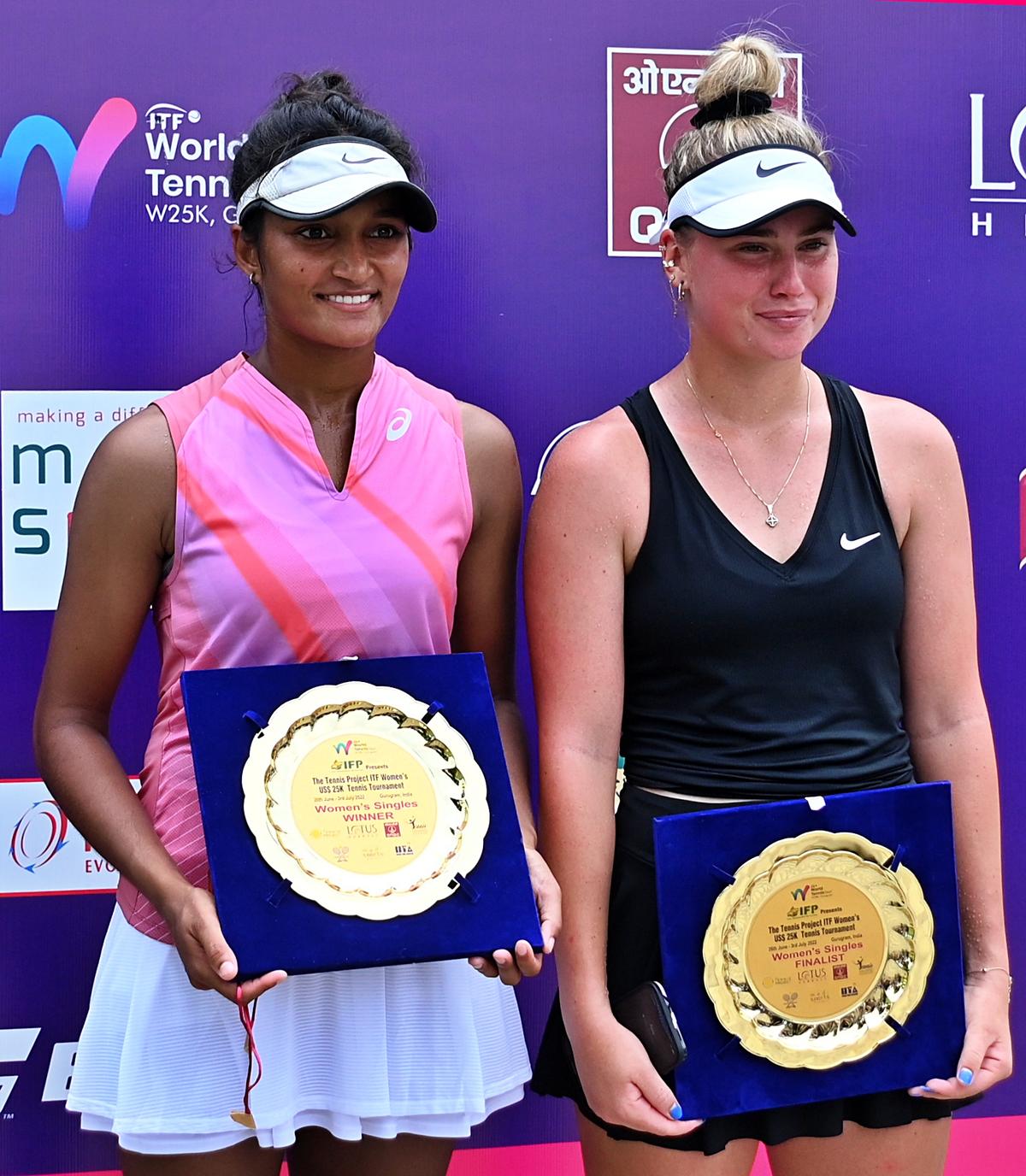 Yamalapalli Sahaja ‘Glad to have won ITF title, didn’t have any