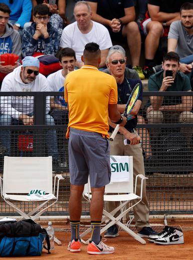 Nick Kyrgios Is Disqualified After Tantrum at the Italian Open