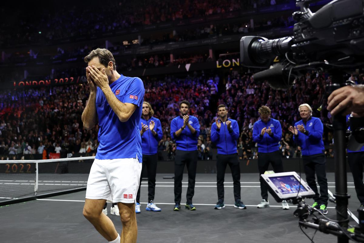 Roger Federer's emotional final on-court interview - full transcript -  Sportstar