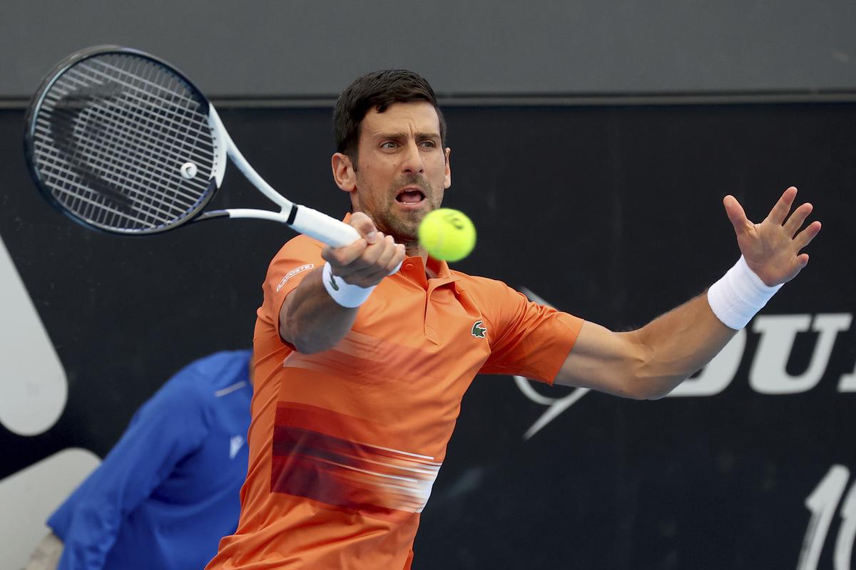 Djokovic receives heros welcome despite loss at Adelaide International