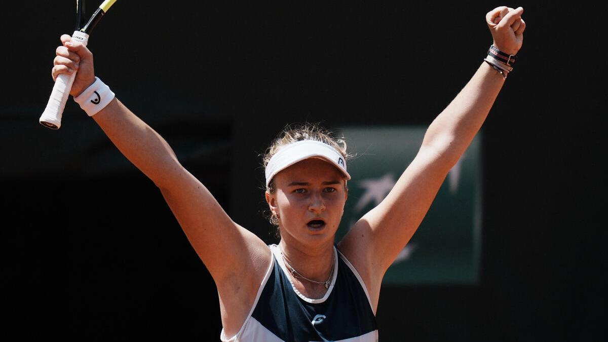 Krejcikova ends nervy teenager Gauff's run to reach French Open semis