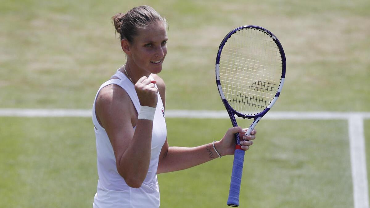 Wimbledon 2021: Pliskova trumps Martincova in Czech battle to move into last-16