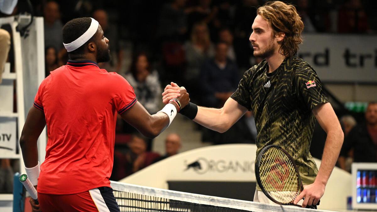 Tiafoe upsets Tsitsipas to reach Vienna quarters