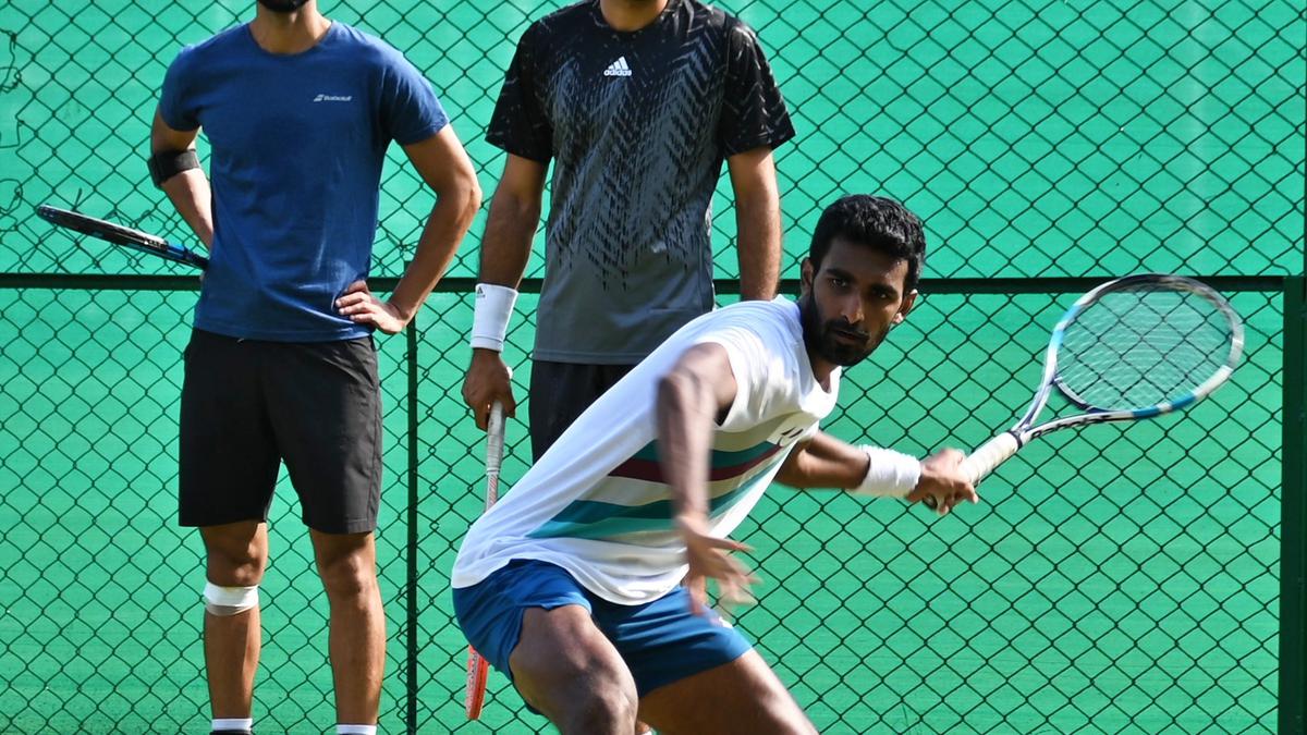 Davis Cup: Rain couldn't deter training as India gears up to take on Denmark