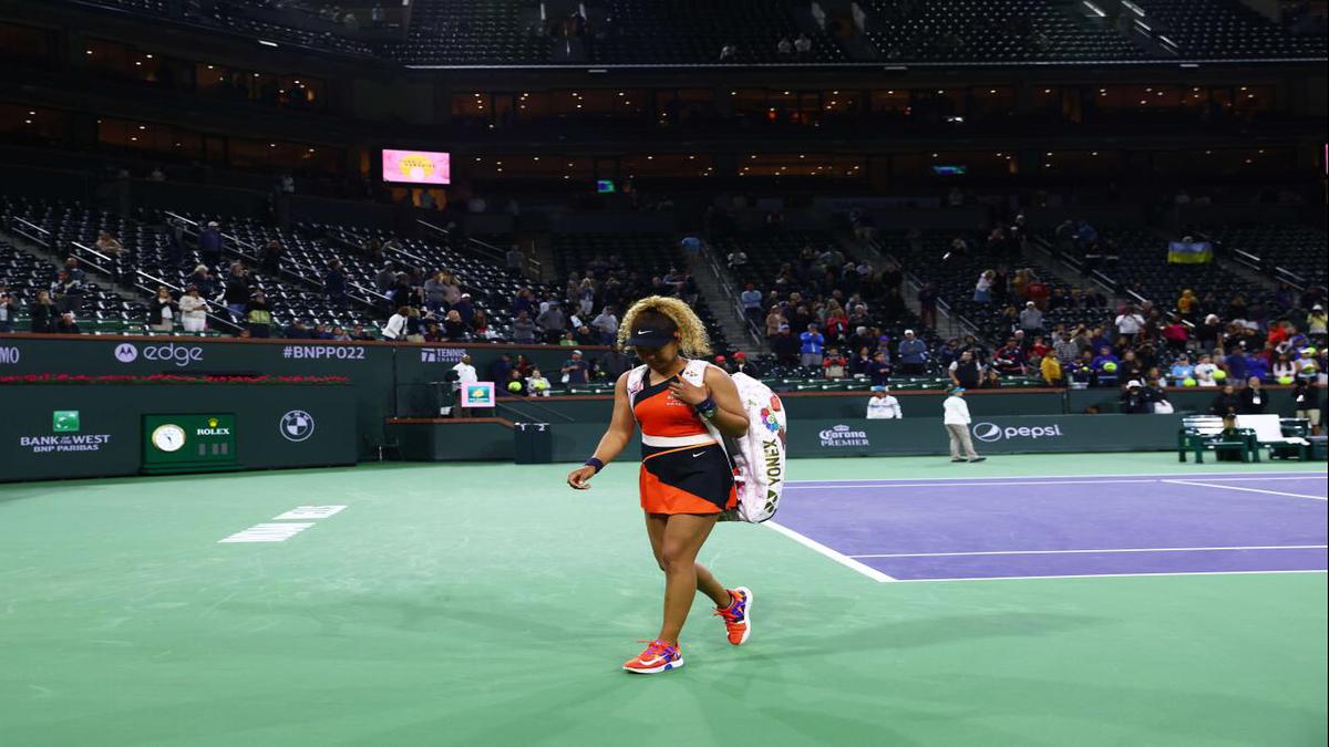 Rattled by heckler, tearful Osaka crashes out of Indian Wells