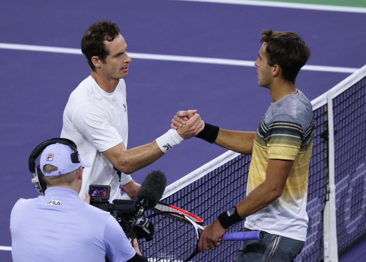 Andy Murray, Emma Raducanu battle to victory at Indian Wells